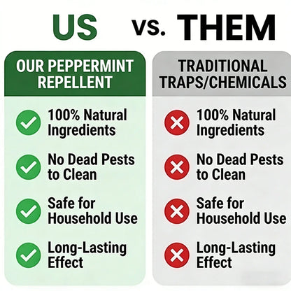 🌿Mopiri™ Natural Peppermint Oil Rodent Repellent Balls (12-Pack)🐭