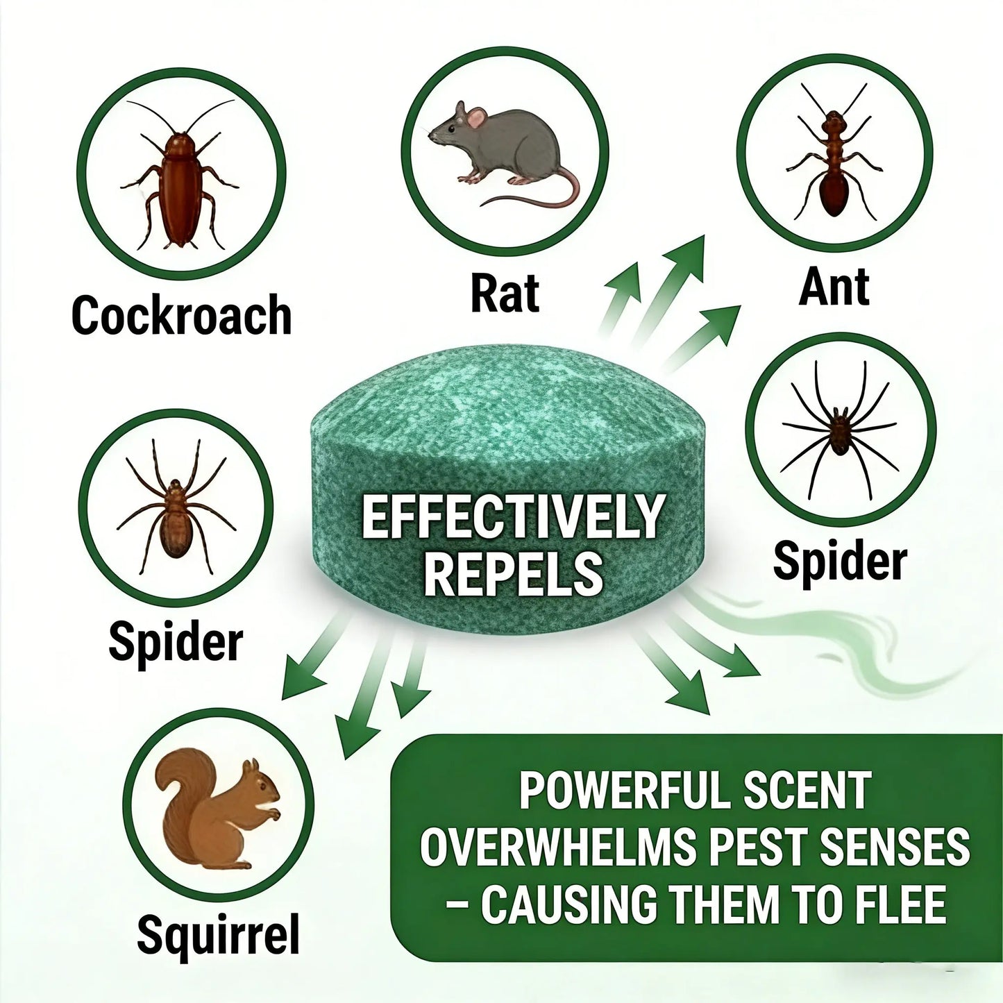 🌿Mopiri™ Natural Peppermint Oil Rodent Repellent Balls (12-Pack)🐭