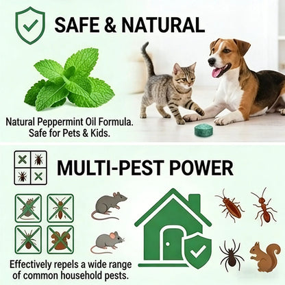 🌿Mopiri™ Natural Peppermint Oil Rodent Repellent Balls (12-Pack)🐭