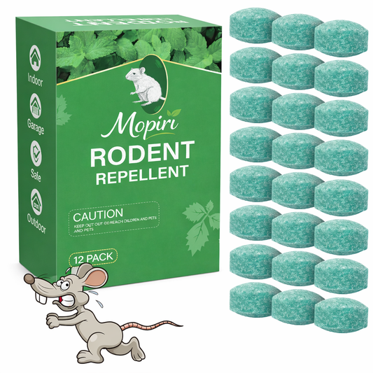 🌿Mopiri™ Natural Peppermint Oil Rodent Repellent Balls (12-Pack)🐭