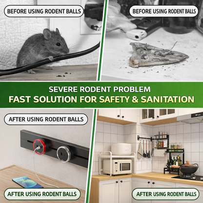 🌿🐭Mopiri™ Natural Essential Oil Rodent Repellent Balls – Plant-Based Mouse Deterrent Paper Balls for Home, Garage & Car (12 Pack)